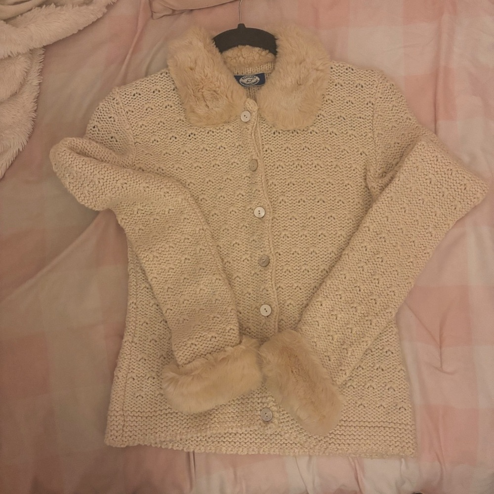 blumarine real rabbit fur knit sweater ♡